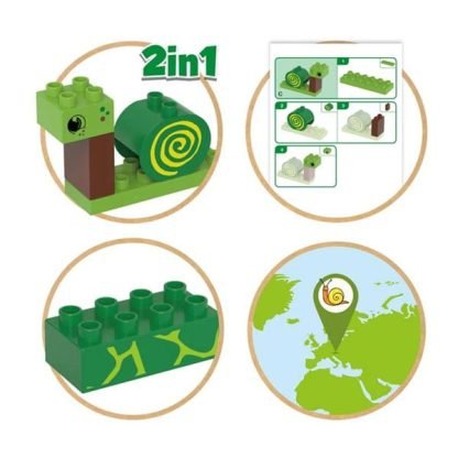 Sumpf Bausteine Bioplastic Spielzeug, 100% Naturlich - features
